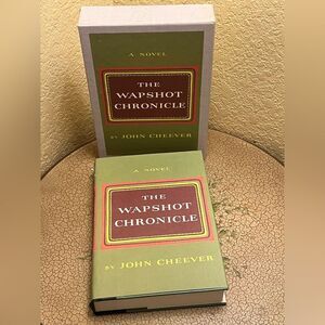 THE WAPSHOT CHRONICLE FIRST EDITION LIBRARY FACSIMILE FIRST PRINTING 1957 FLAP